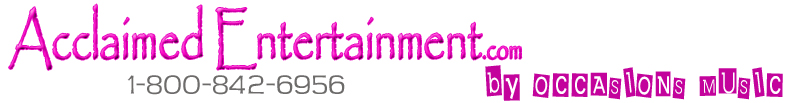 Acclaimed Entertainment by Occasions Music